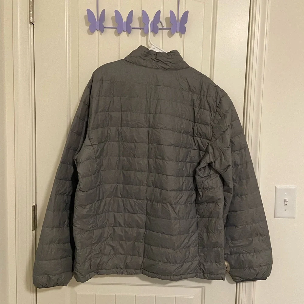 EUC 32 Degrees heat men’s‎ gray down filled active packable jacket coat XL